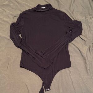 Express Black Long Sleeve Top